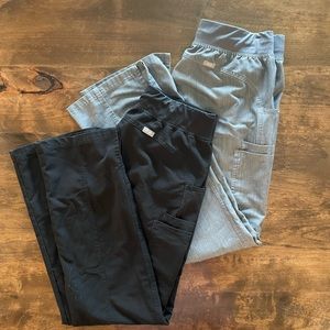 Women’s Figs Small Tall Kade Cargo Scrub Bottom Bundle